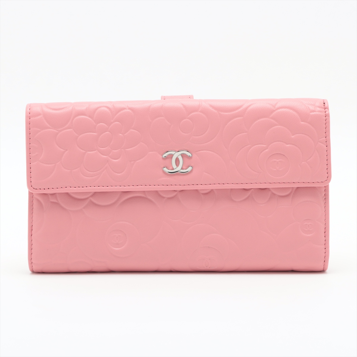 CHANEL／チョコバー＆マトラッセのスカート シャネル チョコバー パテントレザー 財布 ブラック ゴールド