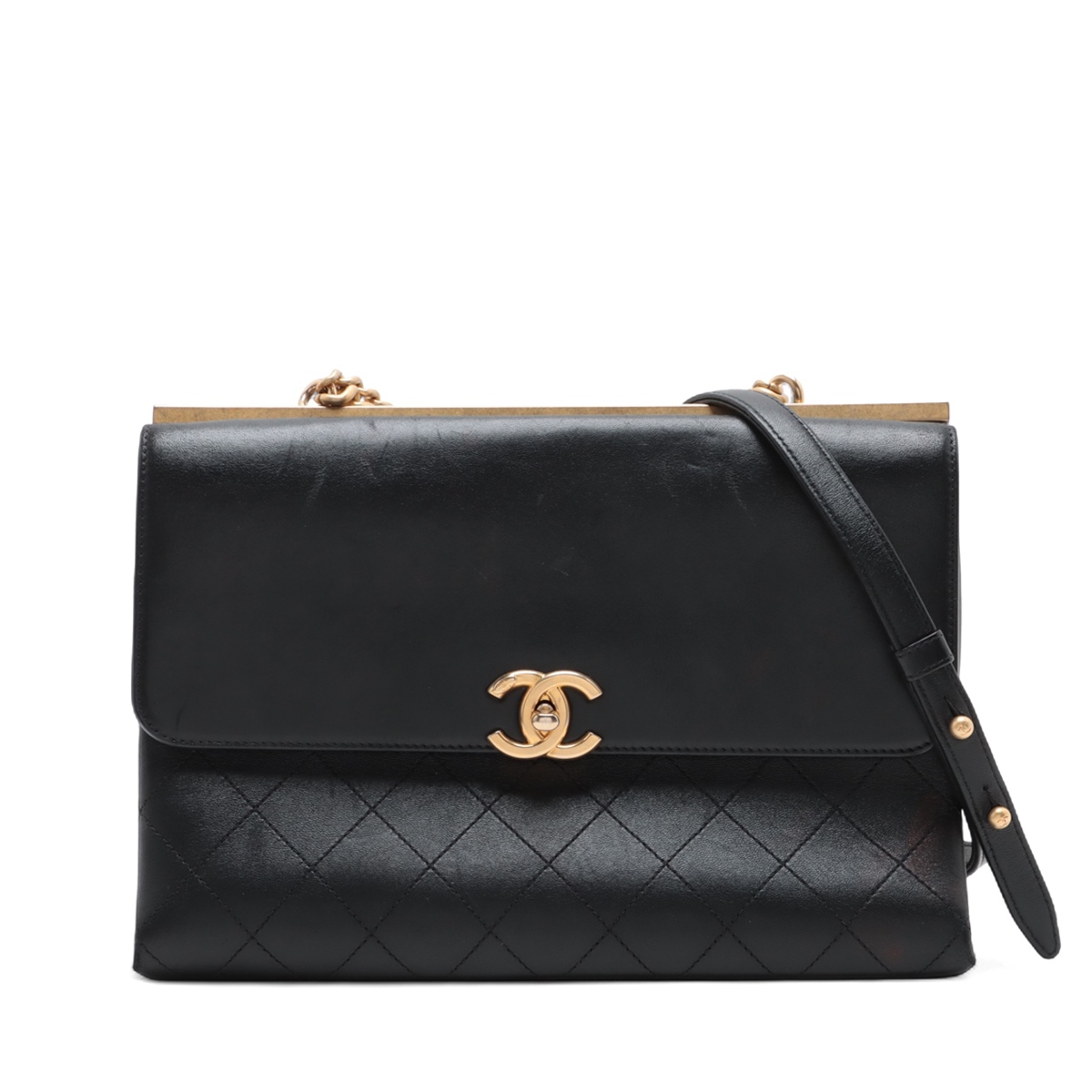 シャネル ゴートスキン 2.55 チェーンショルダーバッグ CHANEL - シャネル 2.55 斜め掛け チェーン ショルダーバッグ