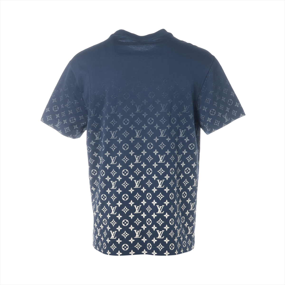 ルイヴィトン モノグラムフラウンスTシャツ 新品未使用　S ヴィトン 22SS コットン Tシャツ M メンズ ネイビー RM221Q