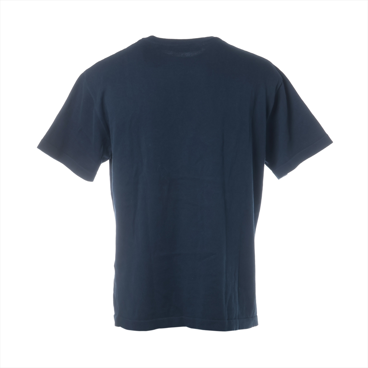 メンズ*ルイヴィトン*ロゴ刺繍 Tシャツ 富士山 ネイビーブルー プリントショートスリーブコットンTシャツ ｜ルイ・ヴィトン