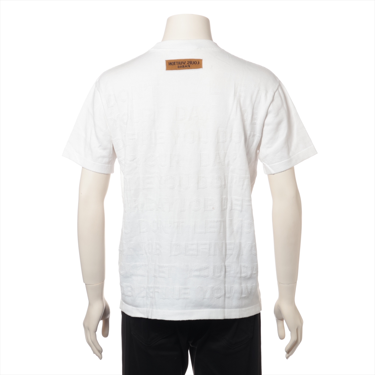 あると便利♪ 長袖 Tシャツ Louis Vuitton ホワイト ◆ コットン 24SSTyle◇LOUIS VUITTON Tシャツ コットン 花柄 クルーネックT