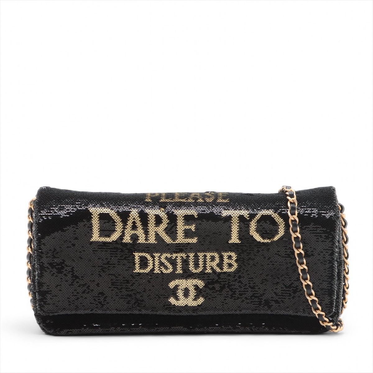 【ゴールドチェーンが華やか】CHANEL サンダル ラムスキン ロゴ 23080522_3.jpg