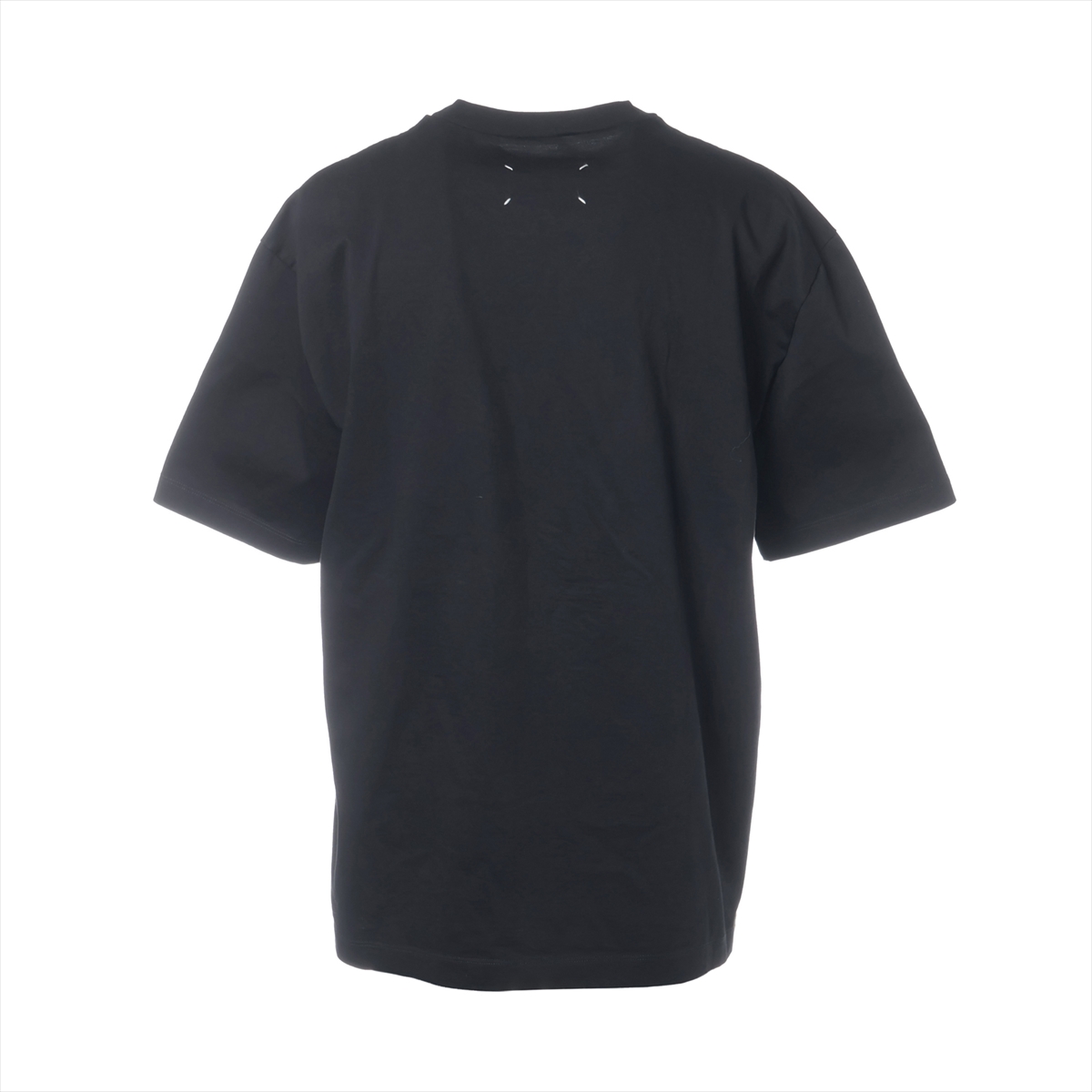 国内発送 メゾン マルジェラ 25ss ブランドロゴTシャツ 黒系 メゾンマルジェラ 25SS コットン Tシャツ XS ユニセックス