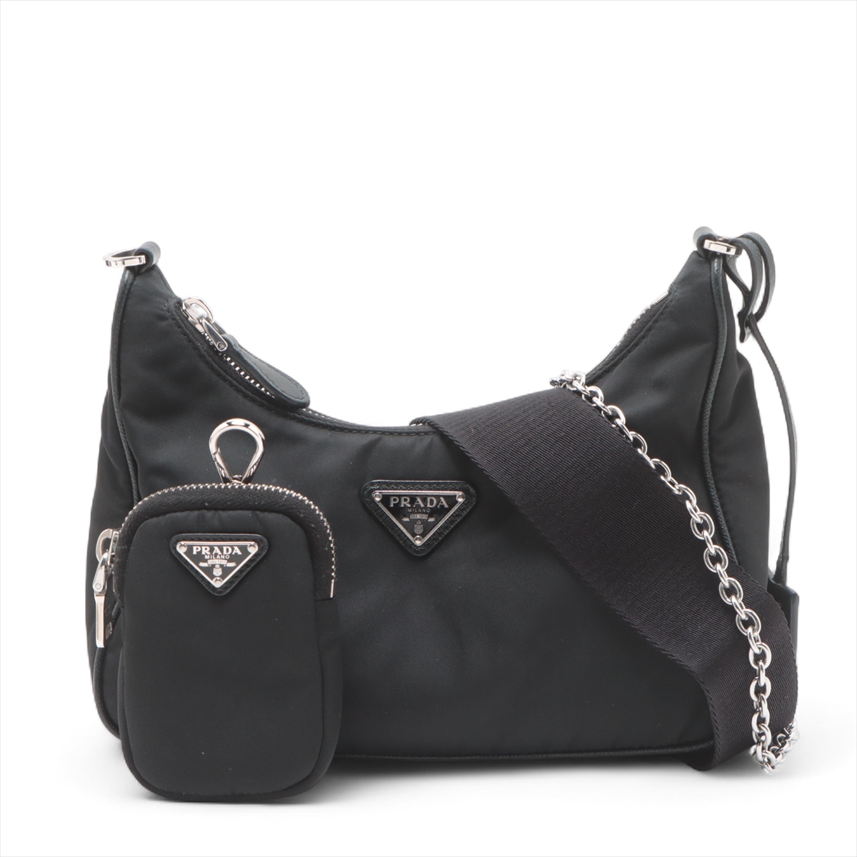 プラダ ショルダーバッグ BR4320 PRADA(プラダ) / ショルダーバッグ/ナイロン/BLK/BR4320 | 中古
