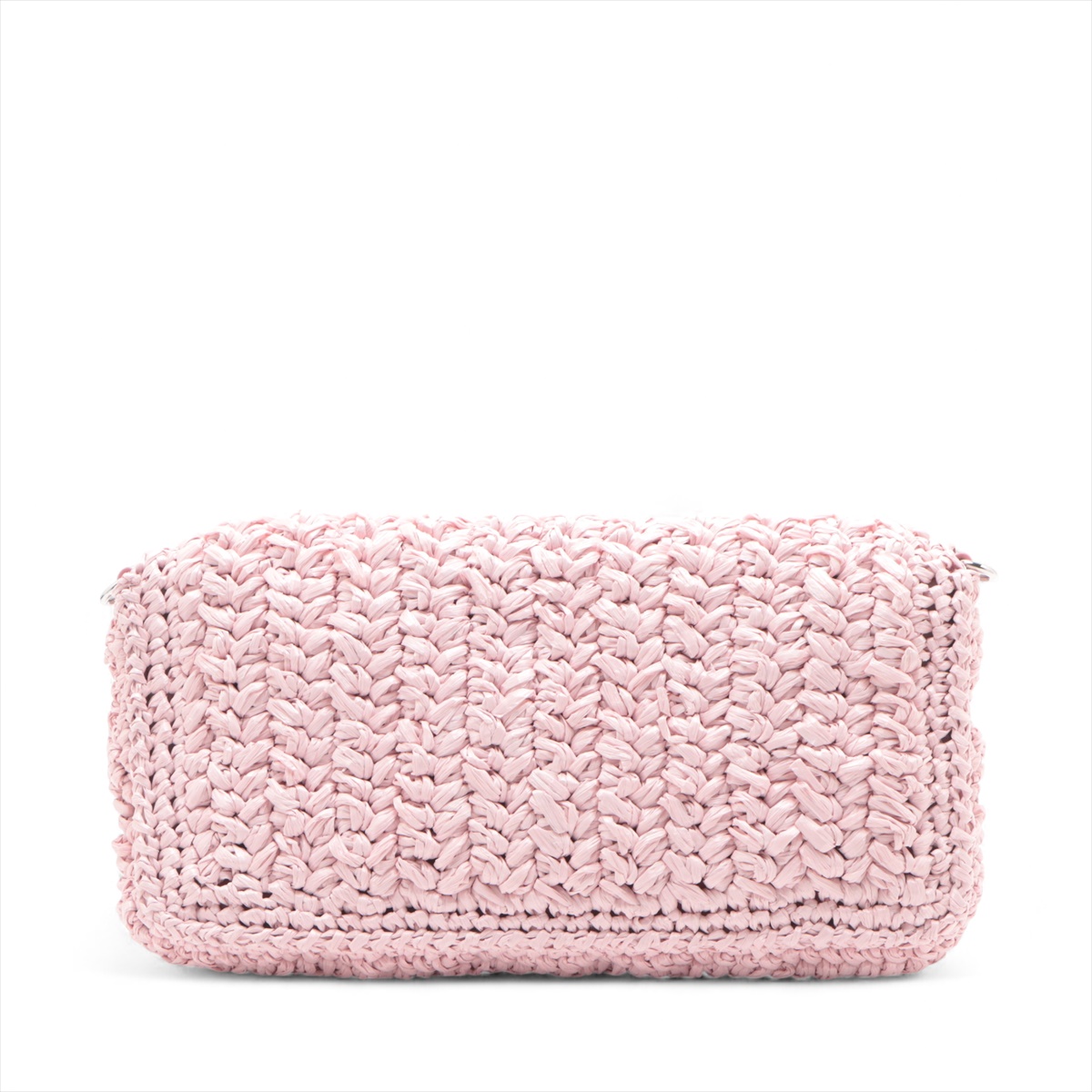 ミュウミュウ☆（送料込み) 5BD233 RAFFIA CRYSTAL3WAY バッグ Miu Miu Nappa Crystal Raffia 2 Way Shoulder Bag Pink 5BD233