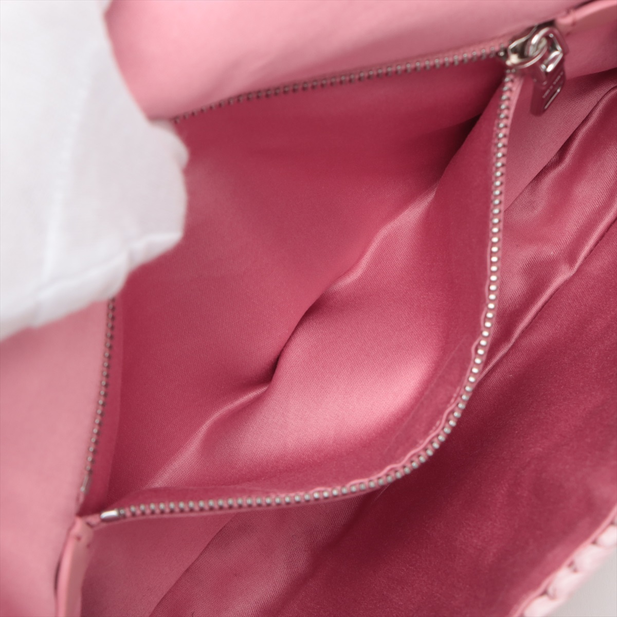 Miu Miu Nappa Crystal Raffia 2 Way Shoulder Bag Pink 5BD233