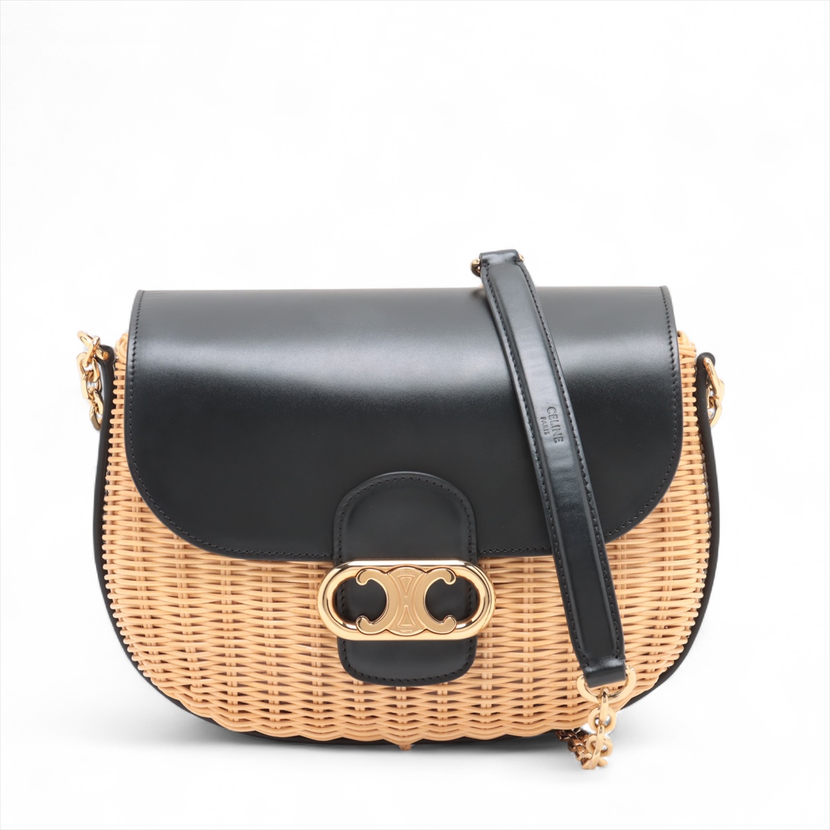 Celine☆VIP価格 トリオンフ ミディアム ショルダーバッグ セリーヌ☆ トリオンフ ミディアム バッグ ショルダーバッグ