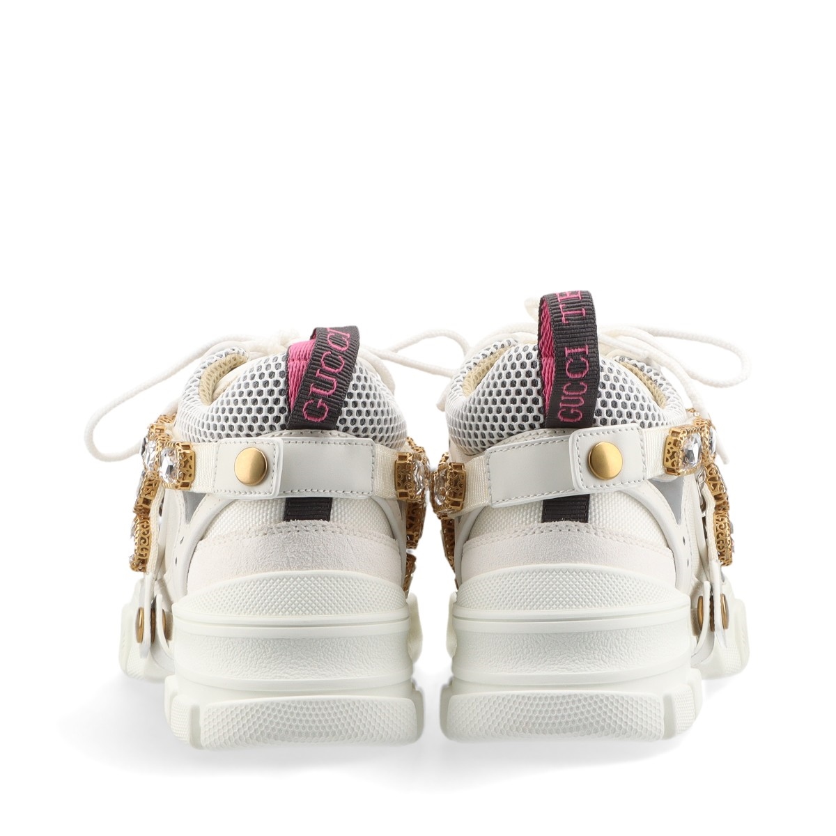 【GUCCI】グッチ ウィメンズ スニーカー トレイナー メッシュ グッチ フラッシュトレック メッシュ スニーカー 34 1/2