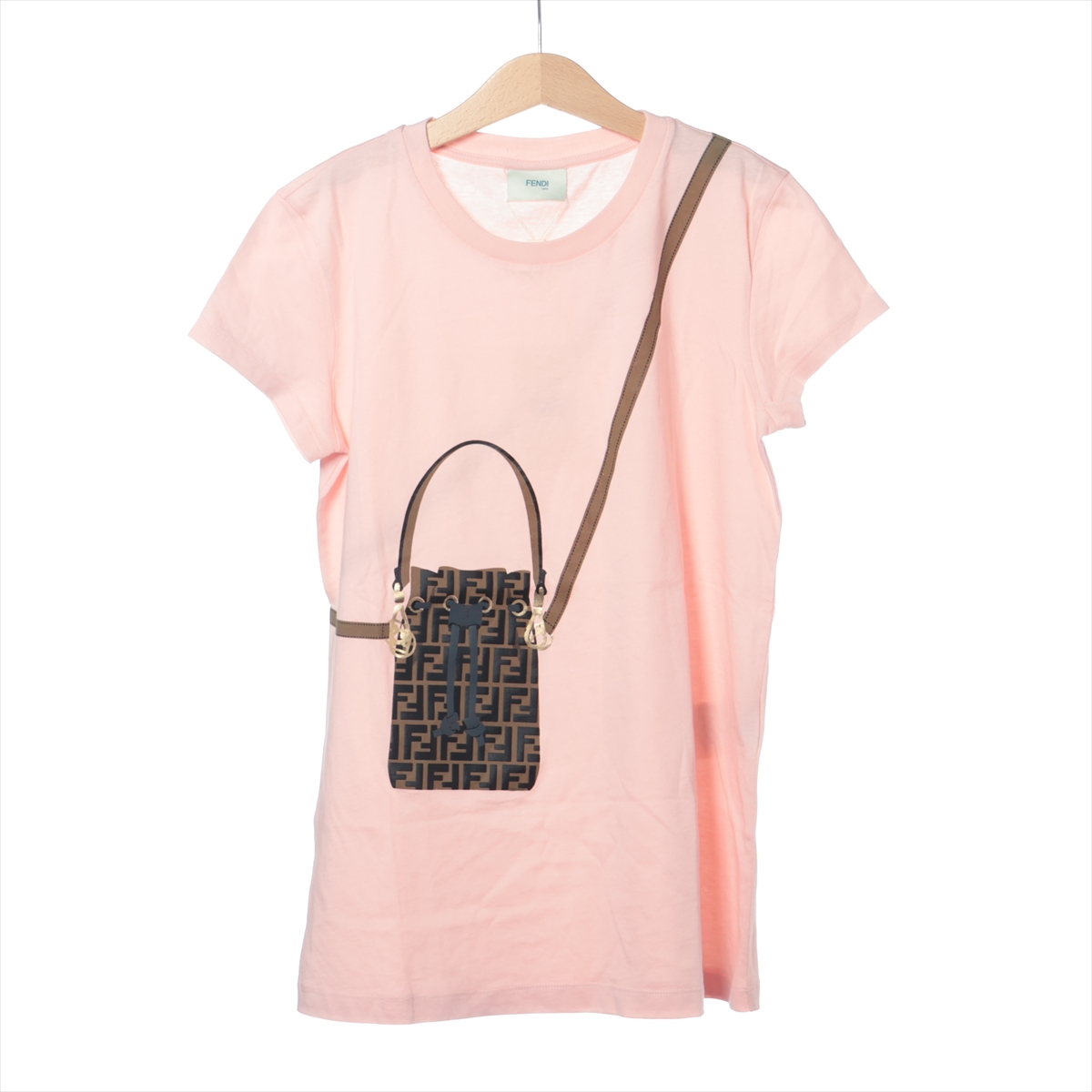 国内直営**FENDI**ホワイトコットン Tシャツ Tシャツ コットン ホワイト | Fendi