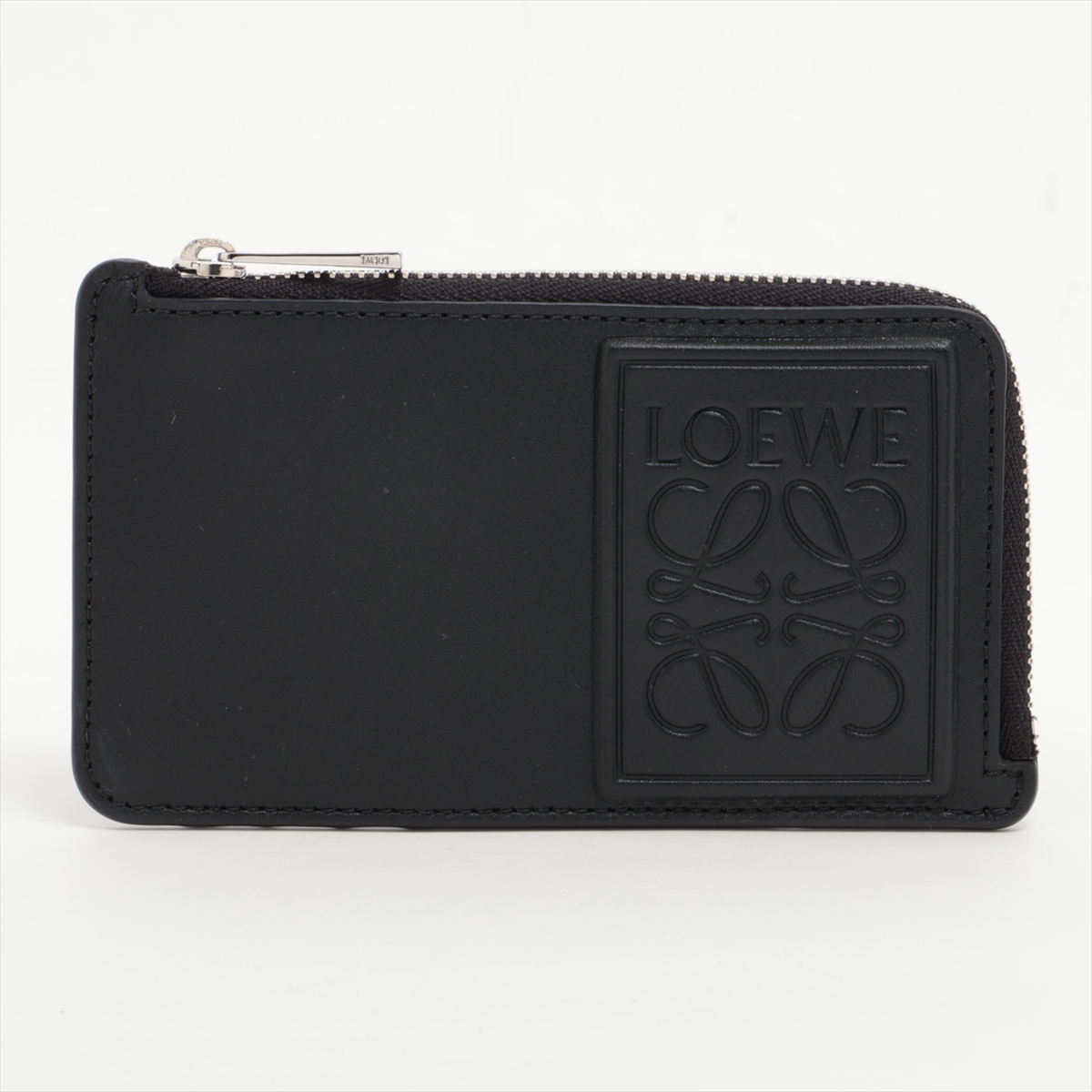 【美品】ロエベ フラグメントケース アナグラム ロゴ　レザー 本革 バイカラー 美品】ロエベ フラグメントケース アナグラム ロゴ レザー 本革