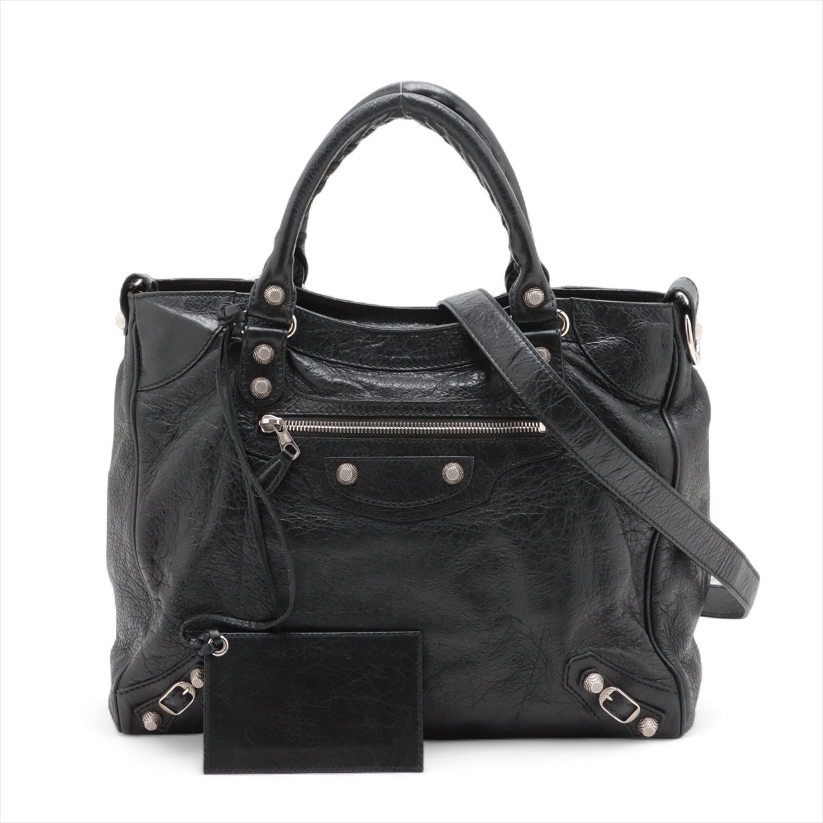 国内即発 VIPにて ユニセックス レザーショッパー Balenciaga 国内即発 VIPにて ユニセックス レザーショッパー Balenciaga