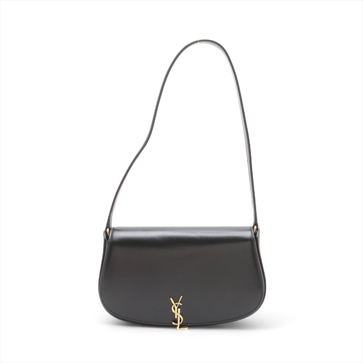 YSL ブラックレザー ボディバッグ サンローランパリ レザーxレザー ボディバッグ ブラック 590076