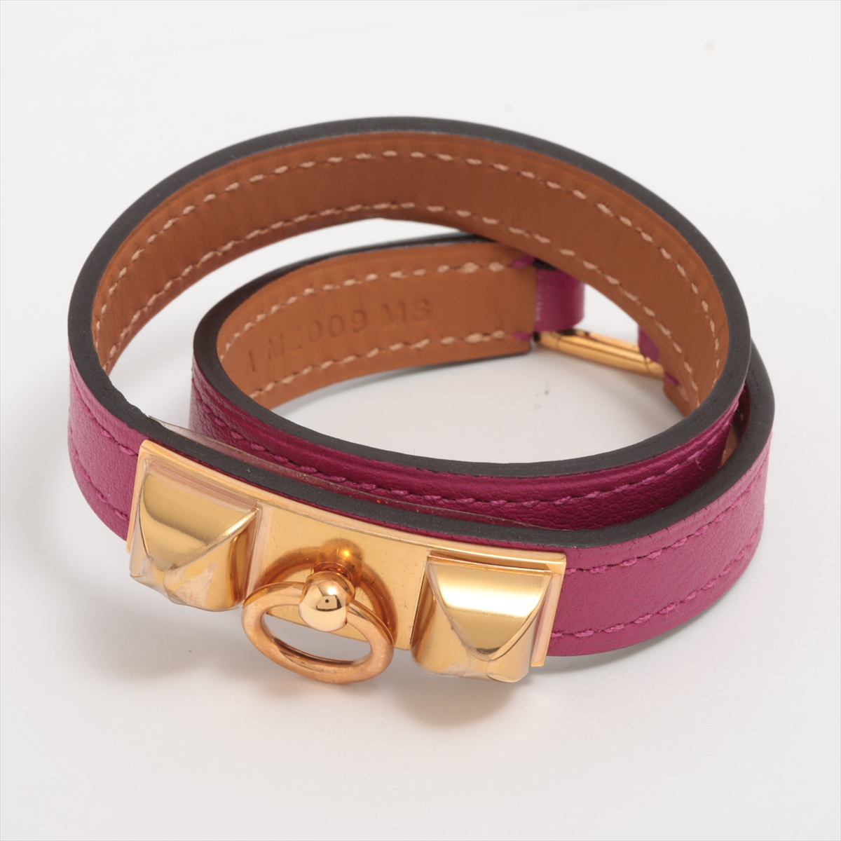 エルメス HERMES トレンチ H500033FK37T5 ゴールド ヴォースイフト GP T5 ブレスレット シルバー金具 レザーブレスレット エルメスレザーブレスレット